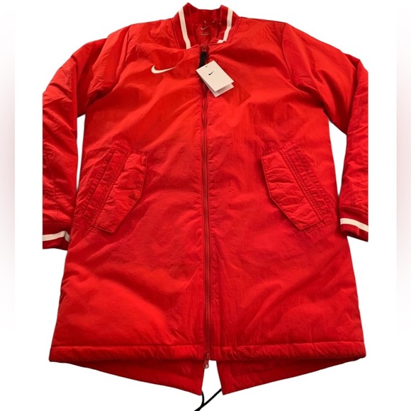 Nike Women’s Athletic Insulated Windbreaker Dugout Stock Bench Jacket NWT - Picture 13 of 16